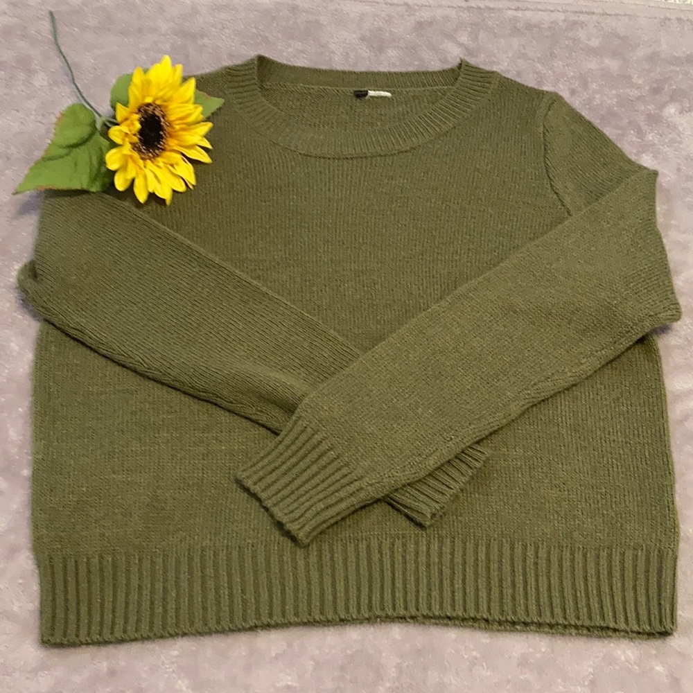 Green Knit Sweater